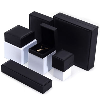 kaufen OEM Getreide Textured Noble Luxus PU Leder Schmuckbox für die Lagerung Verpackung online manufacture