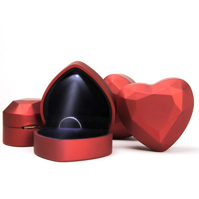 Individuelle Größe Luxus-LED-Schmuck Verpackung für Ringe Halsketten Ohrringe und Armbänder