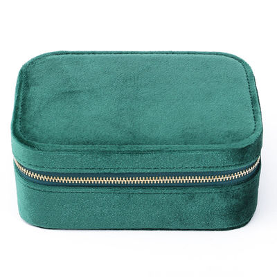 Elegante Samtschmuckbox für eigene Ohrringe Halsketten und Ringe