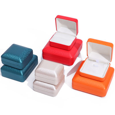 Han Hong Custom Logo Schmuckpaket für Armband Halskette Ring PU Leder Samt
