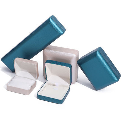 Han Hong Custom Logo Schmuckpaket für Armband Halskette Ring PU Leder Samt