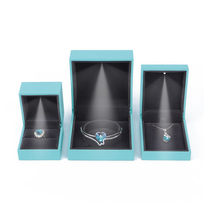 Customized Hanhong LED Licht Schmuck Verpackungskiste für Halskette Armband und Ohrringe