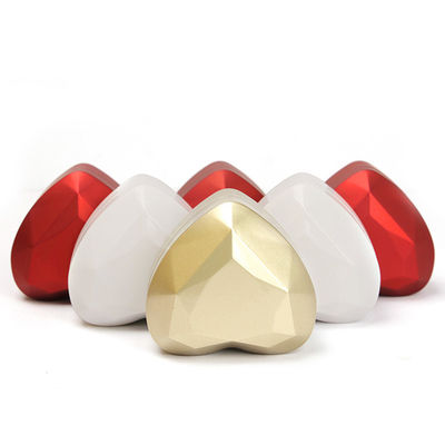 Großhandel Herstellung hochwertiger Schmuck Geschenkbox Verpackung Custom Halskette Ring Schmuck Set Verpackung Kunststoff Herzform weiß geleitet Schmuckbox mit Logo