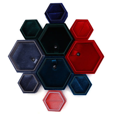 Velvet-Reise-Ring-Box für die individuelle Verpackung von Schmuck und Hochzeitsringe