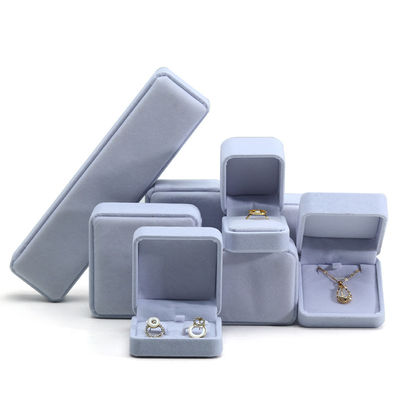 kaufen Weisse Samt Schmuckverpackung für Halskette Ohrringe Armband und Ring online manufacture