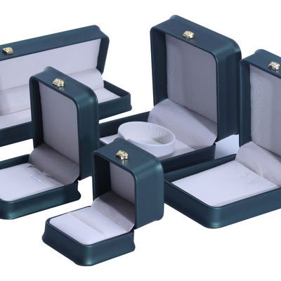 kaufen Green Crown Design Luxus PU Leder Schmuckbox für Armband Halskette Ring und Grün online manufacture