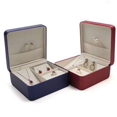 Individuelles Ring-Ohrringe-und-Halskette-Geschenkbox-Set für Schmuckaufbewahrung auf Reisen