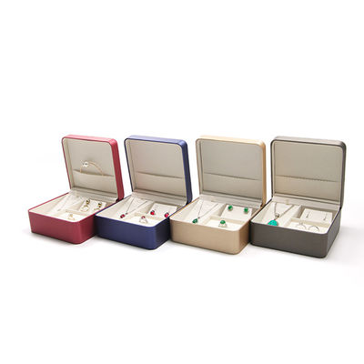 Individuelles Ring-Ohrringe-und-Halskette-Geschenkbox-Set für Schmuckaufbewahrung auf Reisen