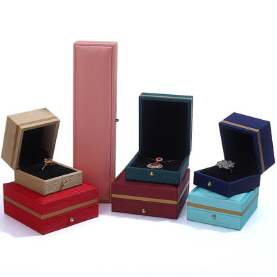 kaufen Custom Ring Halskette Armband Verpackungskiste aus Leder für Hochzeitsschmuck bei Hanhong online manufacture