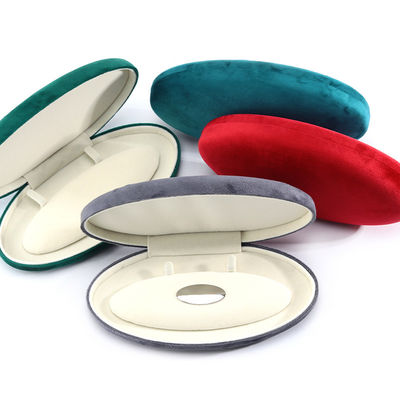 Neueste kundenspezifische Samt Schmuckbox für kundenspezifische Luxus Armband Ohrringe Halskette