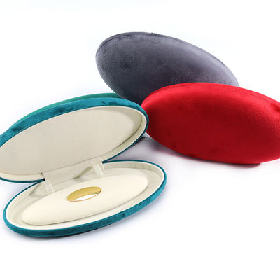 Neueste kundenspezifische Samt Schmuckbox für kundenspezifische Luxus Armband Ohrringe Halskette