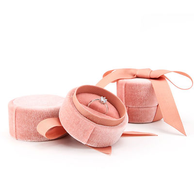 Hanhong Tiandi Flannel Stoff Ring Box für Schmuck Verpackung 5*4,5*5cm Kunststoff Samt