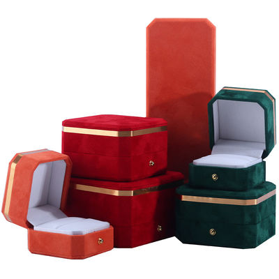 Besondere Samtschmuckverpackung für Hochzeitsgeschenke Ohrringe und Ringe von Hanhong