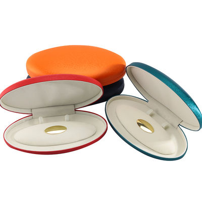 Custom Luxus Rechteck PU Leder Schmuckbox für handgefertigte Perlenhalskette Verpackung