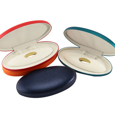 Custom Luxus Rechteck PU Leder Schmuckbox für handgefertigte Perlenhalskette Verpackung