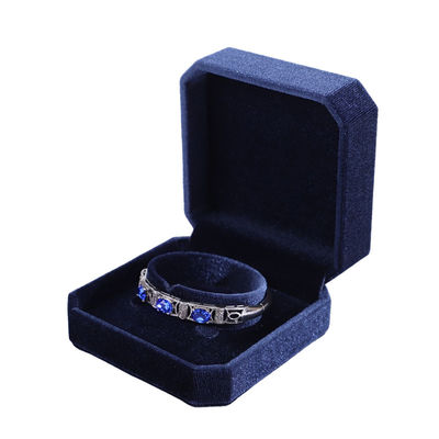 Hanhong Navy Blue Anhänger Halskette Armband Box mit koreanischen Samt Schmuckpaket