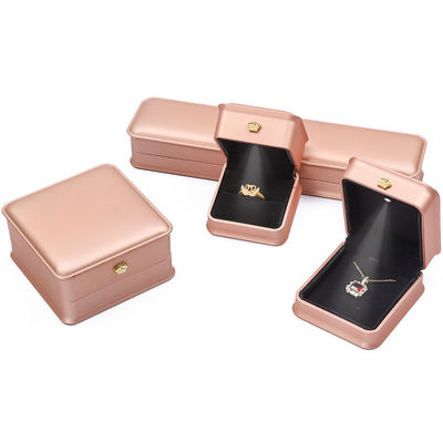 Armband Ring Ohrringe LED Schmuckbox Sets Custom Schmuckboxen mit Logo Großhandel