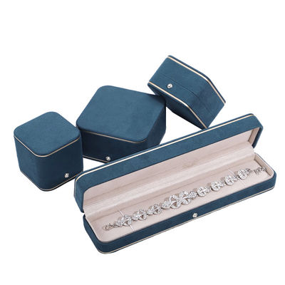 kaufen Schmuck Verpackung Hanhong Custom Samtbox für Halskette Armband Ohrringe und Ring online manufacture