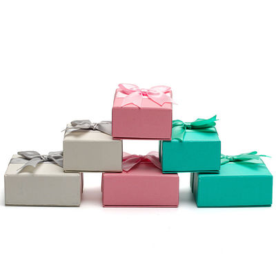 Hanhong Custom Logo Schmuckpaket für Mädchen Ohrringe Minifarbpapier Samt Geschenkbox