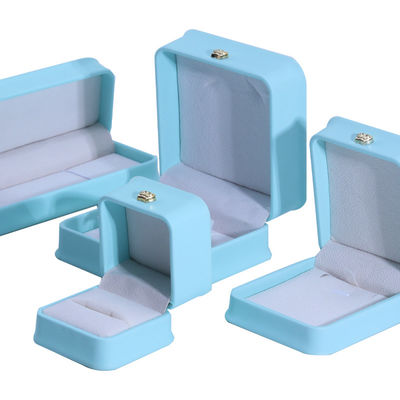 kaufen Schmuckpaket in Cyan mit Kronen-Design Hanhong Custom Logo Luxus PU Leder Anzug Box online manufacture