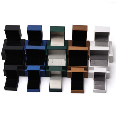 9*9*3.5cm Custom Logo Schmuck Verpackungskiste für Ohrringe Halsketten und Ringe individuell