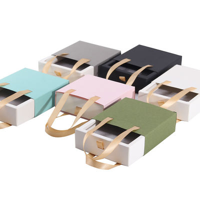 Neueste Art kundenspezifischer Schiebetaschenkarton für Ringbox Custom Logo Papierkoffer