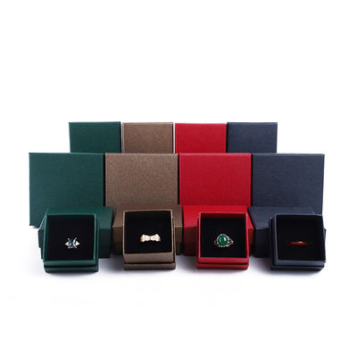Großhandel Luxus-Schmuckschachtel Personalisierte High-End-Schmuckschachtel Halskette Armband Ohrringe Ring Schmuckset Verpackung Kartonpapier Deckel und Basis Schmuckschachtel mit Logo