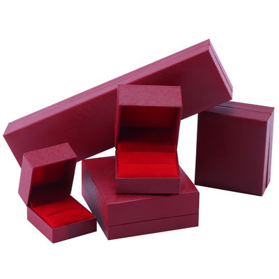 Handgefertigte Eco Karton flip rot Schmuckbox anpassbar Schmuckbox