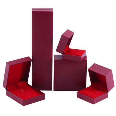 Handgefertigte Eco Karton flip rot Schmuckbox anpassbar Schmuckbox