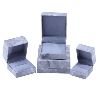 Handgefertigte Eco-Karton Flip-Marmor Schmuckschachtel anpassbare Schmuckschachtel