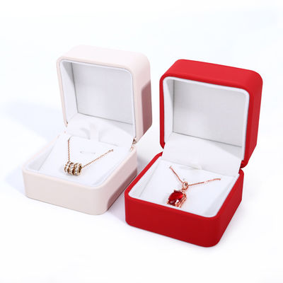 kaufen Customized PU Leder Halskette Box für personalisierte Luxus Schmuckverpackung online manufacture
