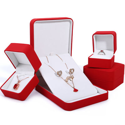 Customized PU Leder Halskette Box für personalisierte Luxus Schmuckverpackung