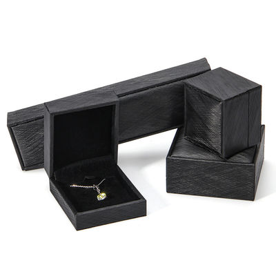 Hanhong 2022 Schmuckschachtel Verpackung Set PU Leder Schmuck Cassette mit Logo Custom Printed Ring Box