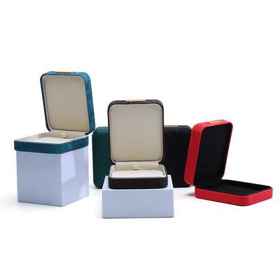 Schwarzmond-Muster Eisenbox Schmuck-Organisator für Reisen