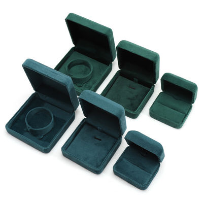 Quadratische Flanell-Eisenkoffer Schmuckbox mit Hanhong Custom Logo und Mondmuster Design