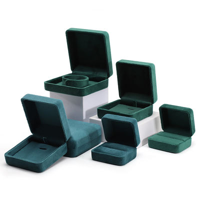 Quadratische Flanell-Eisenkoffer Schmuckbox mit Hanhong Custom Logo und Mondmuster Design
