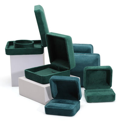 Quadratische Flanell-Eisenkoffer Schmuckbox mit Hanhong Custom Logo und Mondmuster Design