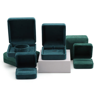 Quadratische Flanell-Eisenkoffer Schmuckbox mit Hanhong Custom Logo und Mondmuster Design