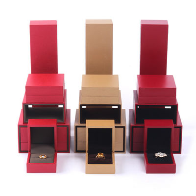 kaufen OEM Logo Papier Schmuckschachtel Mikrofleece Schublade Schachtel zum Verpacken von Ring und Anhänger online manufacture