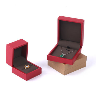 OEM Logo Papier Schmuckschachtel Mikrofleece Schublade Schachtel zum Verpacken von Ring und Anhänger