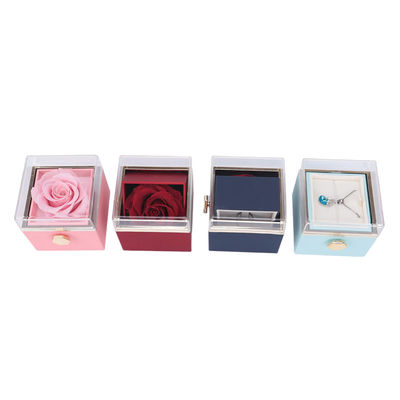 Bewahrte Seife Rose Blume Schmuckschachtel Für den Valentinstag Geschenk Schmuckpaket