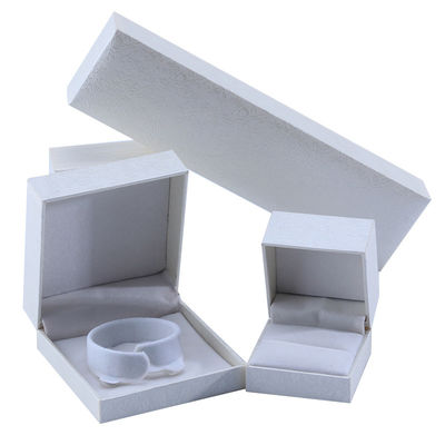 OEM Rechteckkarton Schmuckbox Papierverpackungskiste für Ohrringe Halskette Ring