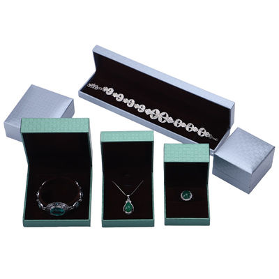 Grünes Papier Schmuckschrank, Anhänger Armband Halskette Ring Schmuck Verpackung