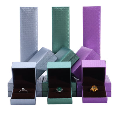 Grünes Papier Schmuckschrank, Anhänger Armband Halskette Ring Schmuck Verpackung