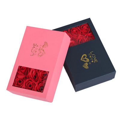 Hanhong Karton Rose Seife Blume Schmuck Schachtel Geschenkverpackung mit Tote Tasche