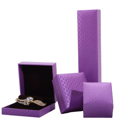 kaufen Anhänger Armband Halskette Ring Schmuckschachtel Lila Papier Verpackung Heißstempel online manufacture
