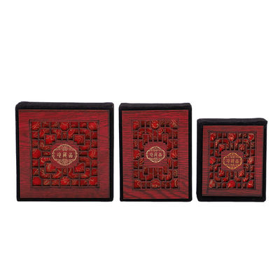 Custom Logo Farbe Holzschmuckbox für Ringe Armbänder mit Anzeigeverpackung