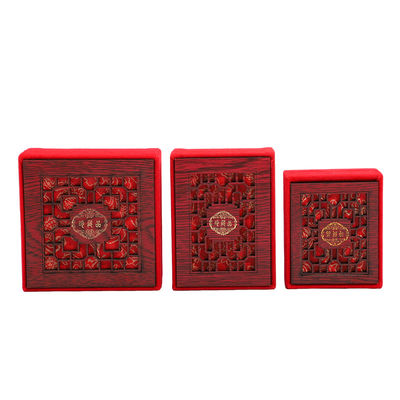 Custom Logo Farbe Holzschmuckbox für Ringe Armbänder mit Anzeigeverpackung