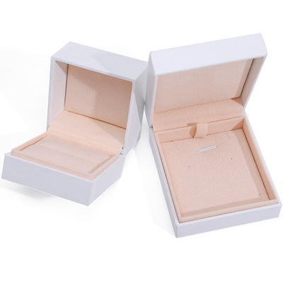 9x9x4cm Schmuck weiße Papierbox für Armbänder Ohrringe Halskette Ring Verpackung