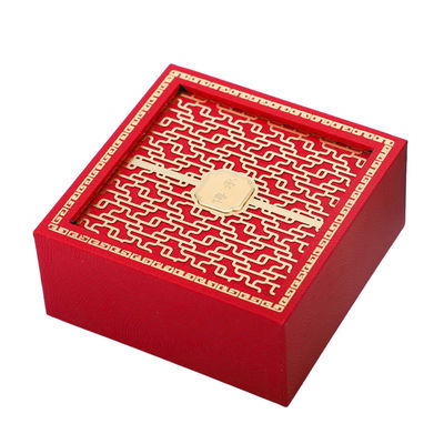 kaufen Kunden-Logo Chinesischer Stil Rotes Armband Box Verpackung für Festtagsgeschenk online manufacture